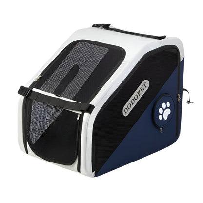 Pet Car Cage Safety Kennel Escape Prevention Cat and Dog Travel Fixed Dog Cage Portable and Breathable Pet Products PawPrint Treasures