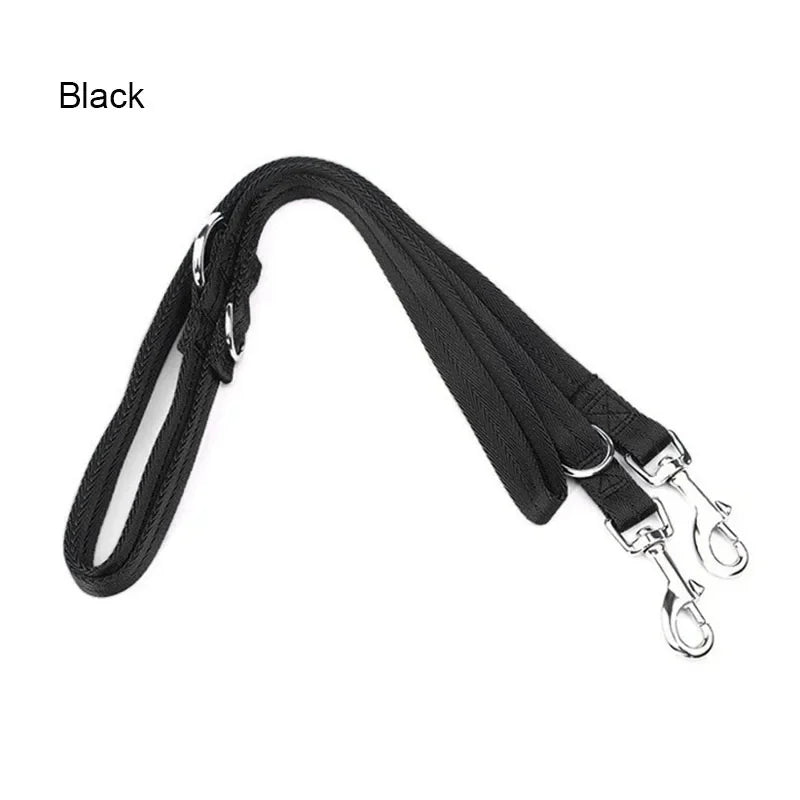 190cm WALK 2 Two DOGS Leash Double Twin Lead Walking Leash Two Pets Cats Dual Couple Dog Leashes Nylon V Shape Leash for dog cat