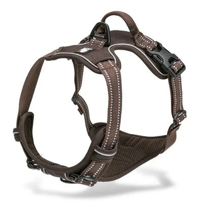 Truelove Reflective Nylon large pet Dog Harness  TLH5651 All Weather  Padded  Adjustable Safety Vehicular  leads for dogs pet