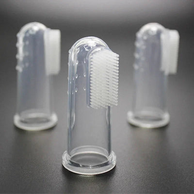 Teddy Dog Brush Bad Breath Tartar Teeth Care Tool Dog Cat Cleaning Silicagel Pet Supplies Super Soft Pet Finger Toothbrush