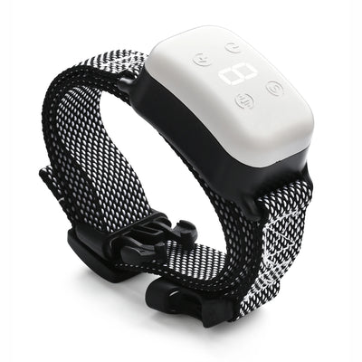 Small Dog Auto Bark Collar, Rechargeable Dog Electric Collar Anti-Bark Control for Puppy with Shock Mode