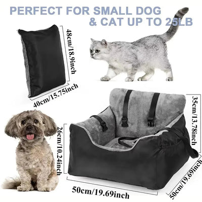 Dog Bed Removable  Machine Washable Pet Car Seat Cover Pet Animal Nest Cushion Dogs Cats Sofa Bedding Travel Mattress for Pets