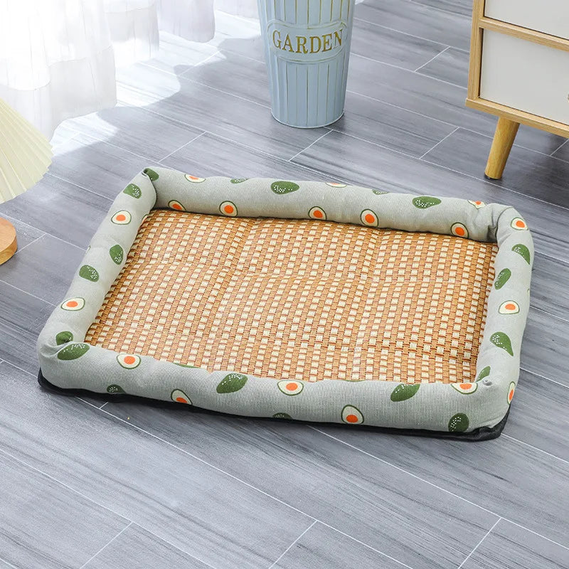 Summer Pet Bed Cat Sleeping Mat Sofa Bed Cooling Mat for Small Dog Cats Comfortable Wear-Resistant Pads Pet Supplies