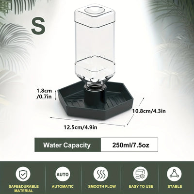 1pc Pet Automatic Feeders Waterer For Small Repitiles Lizards Gecko Chameleon Frog Snake Turtle Spider Feeding Supplies