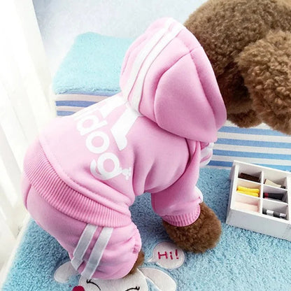 Pet Clothes French Bulldog Dog Costume Pet Jumpsuit Pug Pets Dogs Clothing for Small Medium Dogs Puppy Outfit Hooded sweatshirt PawPrint Treasures