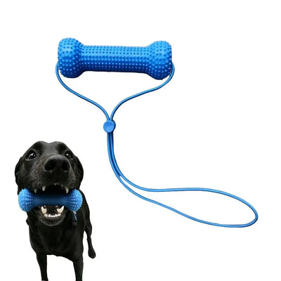 Dual-Action Canine Dental Prop Reusable Dental Chews For Dogs Interactive Dog Dental Chew Toy For Teeth Cleaning Brushing