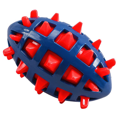 1/2Pcs Squeaky Dog Chew Toys Interactive Puppy Chew Ball Comfortable Rubber Dog Ball Toys Pet Chew Toy for Teething Cleaning