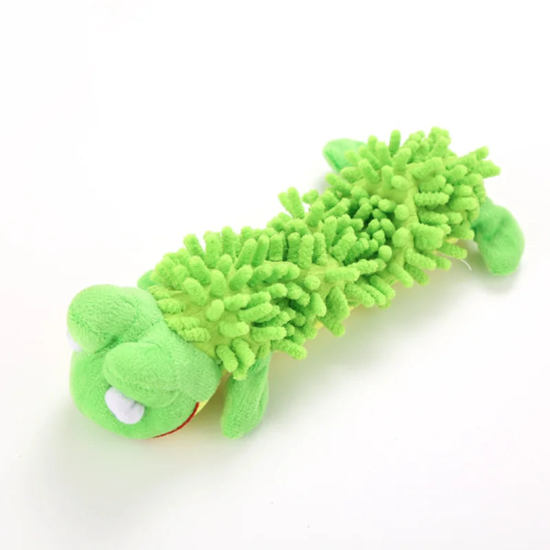 New Plush Squeaky Puppy Chew Toys Interactive Teething Training Dog Toys for Small Dogs Cute Donkey Design