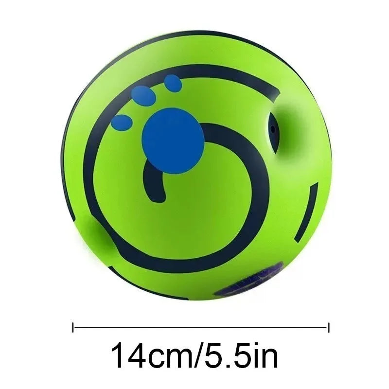Dog Toy Wobble Wag Giggle Glow Ball Interactive Dog Attention Toy Fun Giggle Sounds Ball When Rolled or Shaken For Pet Dog Fun