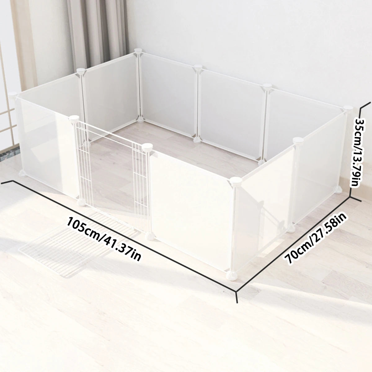 Multifunctional DIY Pet Fence Dog Fence Transparent Dog Fence Dog Cage Cat Fence Rabbit Isolation Fence
