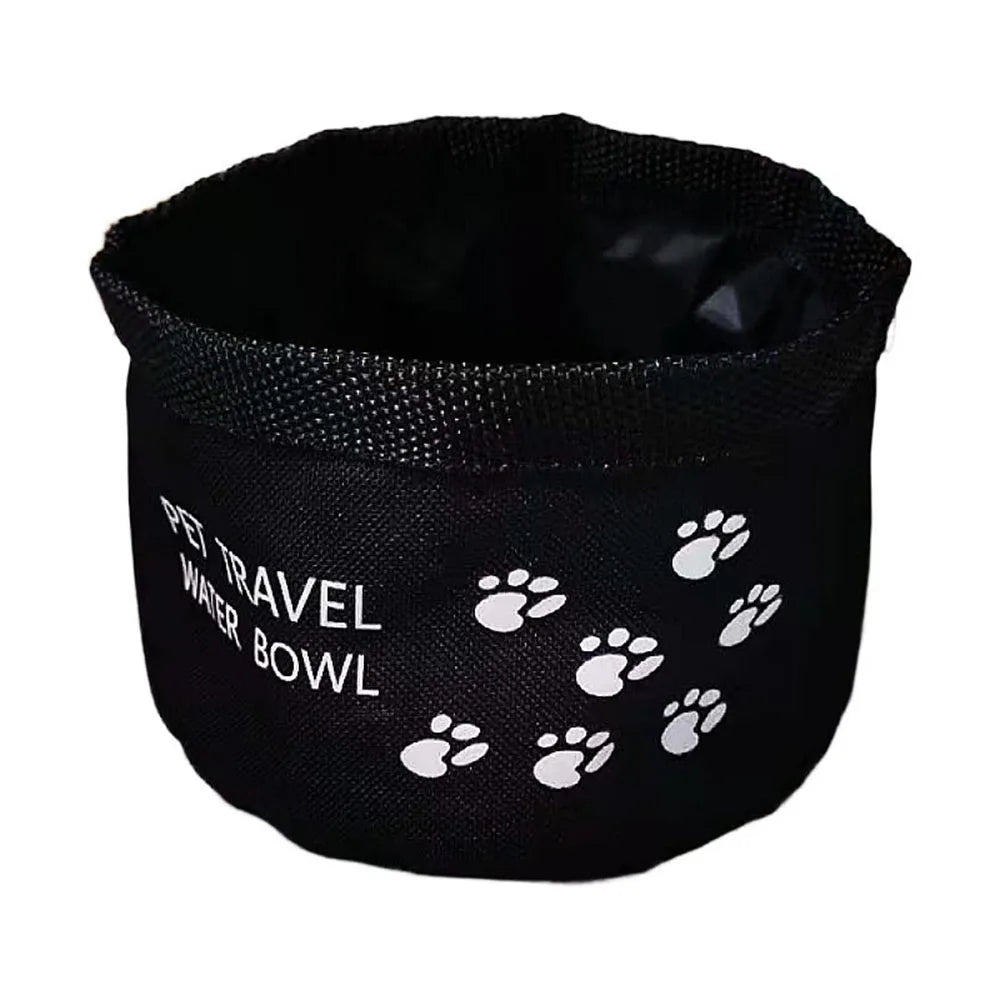 Dog Bowl for Travel Oxford Bowl for Outdoor Hiking Feeding Food Dispenser Breeds Foldable Dog Food Bowl