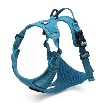 Truelove Reflective Nylon large pet Dog Harness  TLH5651 All Weather  Padded  Adjustable Safety Vehicular  leads for dogs pet