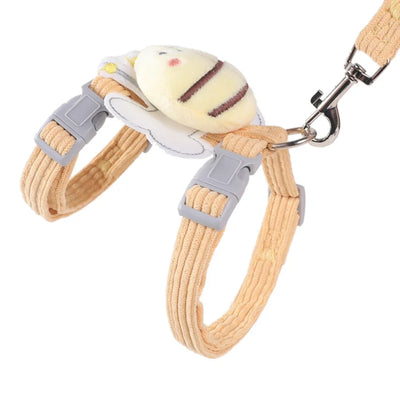 Cat Product Pet Traction New Cute Pattern Comfortable Dog Cat Collar Adjustable Long Strip Pet Harness Belt