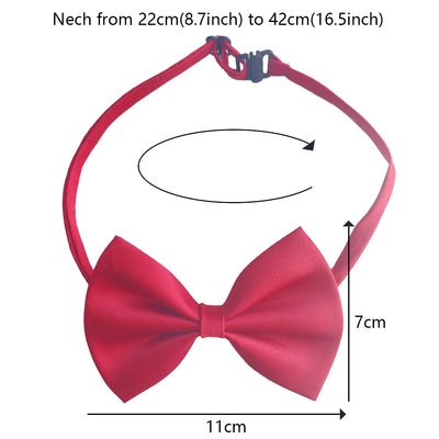 50pcs Dog Bows Mix Colors Wholesale Pet Grooming Accessories Rabbit Cat Dog Bow Tie Adjustable Bowtie Pet Products