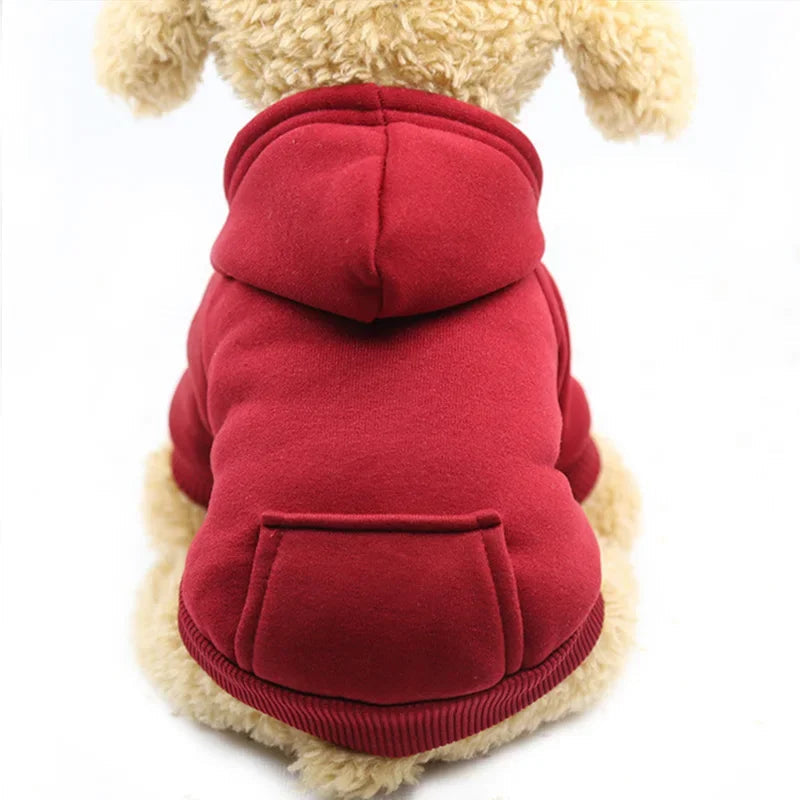 Pet Dog Clothes For Small Dogs Clothing Warm Clothing for Dogs Coat Puppy Outfit Pet Clothes for Large Dog Hoodies Chihuahua PawPrint Treasures