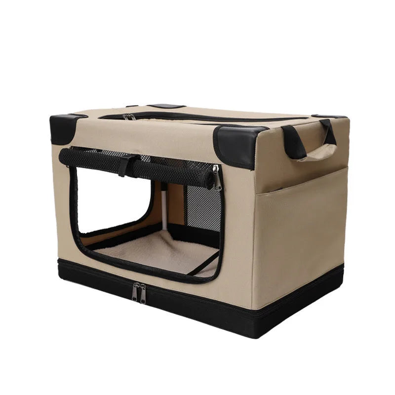 Car Dog Cage Trunk Dog Cage Large, Medium and Small Pet Safety Seat Cat Cage Foldable Car Ride Artifact PawPrint Treasures