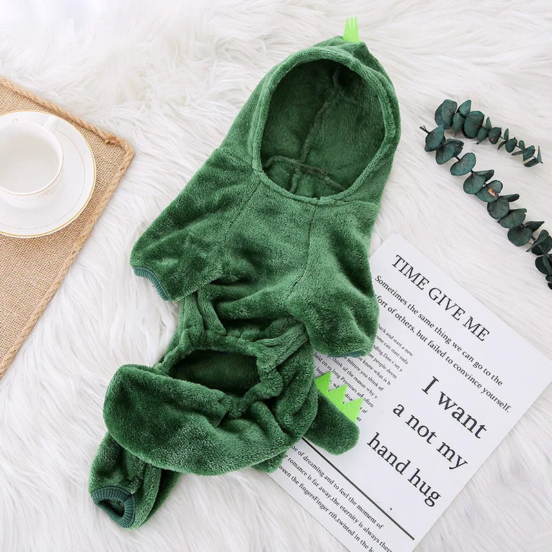 Pet Dog Clothes Warm Soft Fleece Dogs Jumpsuits Pet Clothing for Small Dogs Puppy Cats Hoodies Chihuahua Yorkshire Costume Coats PawPrint Treasures