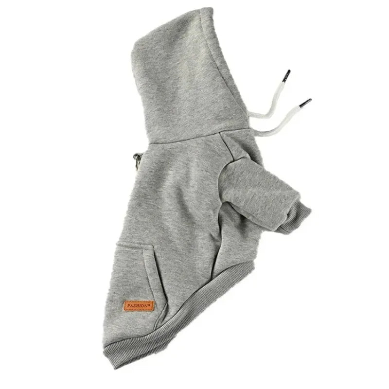Dog Clothes Pet Dog Hoodie Small And Medium Dog Vest Outdoor Sweatshirt Bulldog Husky Warm Fleece Pet Clothing Puppy Cat Costume PawPrint Treasures
