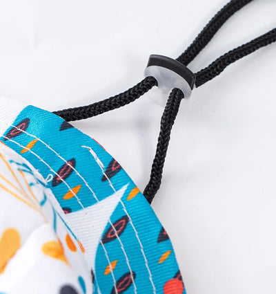 1Pcs S/M/L Cute Print Dog Hat for Small Medium Dogs Adjustable Pet Cap Puppy Pug Corgi Dachshund Hats Summer Out Pet Accessories