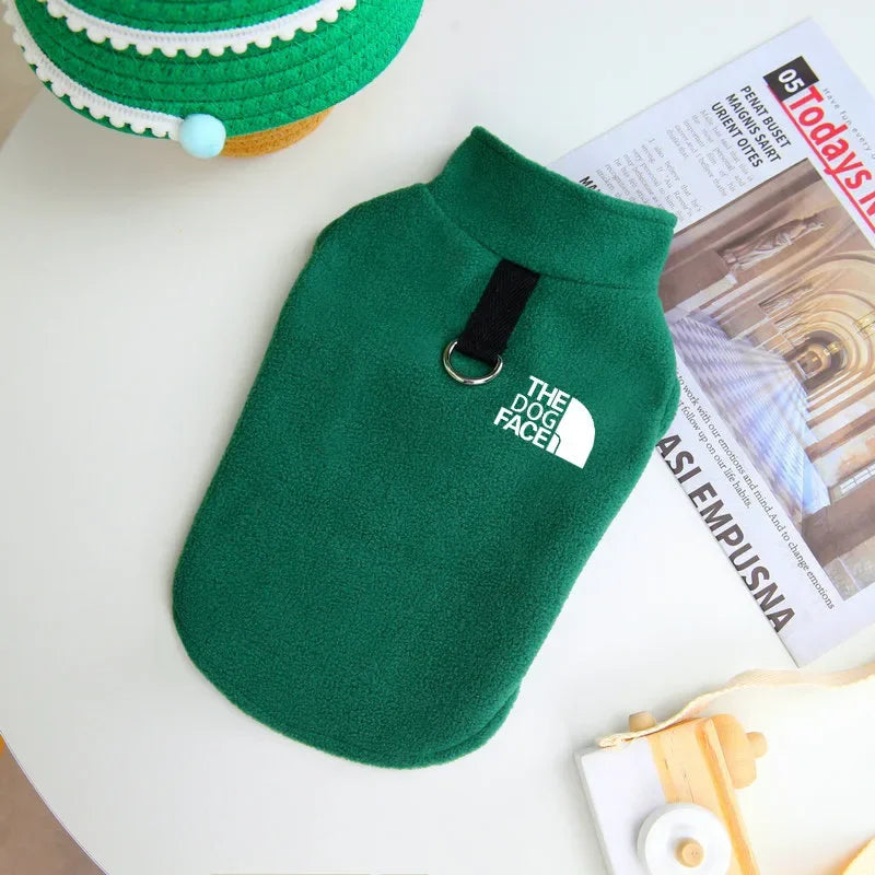 Pet Dog Clothes,Polar Fleece Warm Dog Vest,Fashion Comfortable and Breathable Dog Cothes,Clothes for Small and Medium-sized Dogs PawPrint Treasures