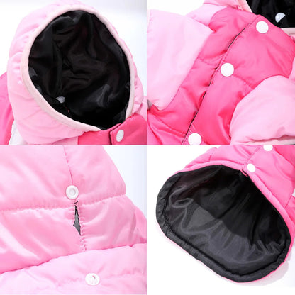 Puppy Dog Clothes Coat For Small Dogs Cats Autumn Winter Pet Dog Jacket Cozy Fleece Kitten Clothing French Chihuahua Costumes PawPrint Treasures
