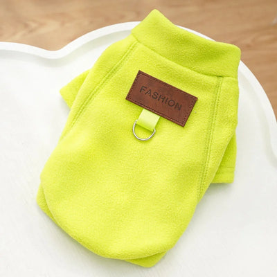 Winter Warm Dog Clothes for Small Dogs Fashion Dog Hoodies Cute Solid Puppy Sweatshirt Soft Cat Pullovers Chihuahua Pet Hoodies