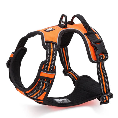 Truelove Reflective Nylon large pet Dog Harness  TLH5651 All Weather  Padded  Adjustable Safety Vehicular  leads for dogs pet