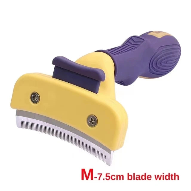 Pet Dog Hair Brush Dogs Cats Hair Remover Open Knotting Comb for Short and Long Hair Reduces Shedding and Detangling Tool
