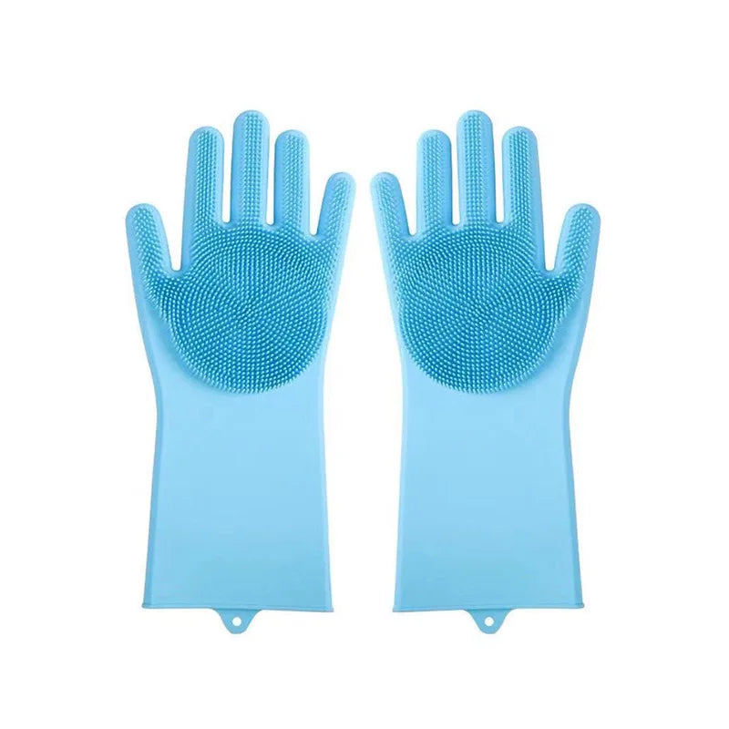 Pet Bathing Gloves for Dogs And Cats Thickened Anti-Scratch Bite Proof Shampooing Tool for Teddy Golden Retriever Bathing Gloves