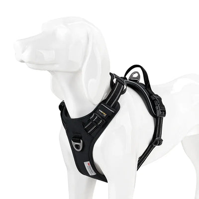 TRUE LOVE TLH5654 No Pull Dog Harness Nylon Reflective Adjustable Step-in Comfortable Pet Harness