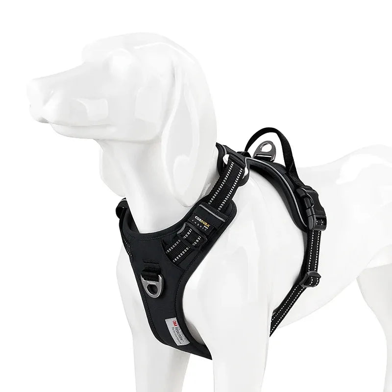 TRUE LOVE TLH5654 No Pull Dog Harness Nylon Reflective Adjustable Step-in Comfortable Pet Harness