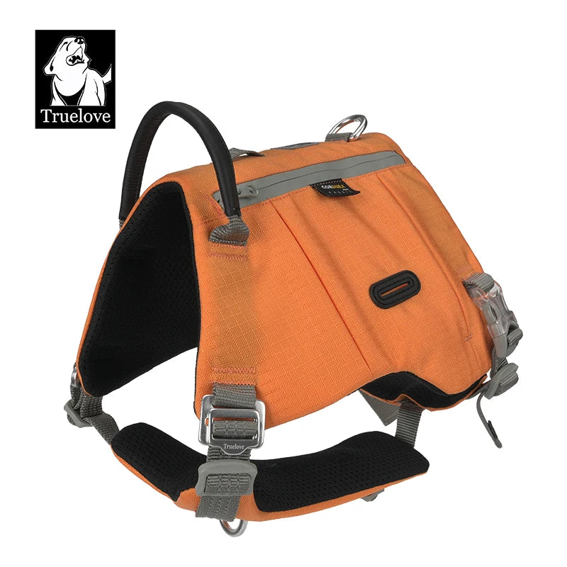 Truelove Dog Backpack Pet Harness Manufacturer Adjustable Tactical Handle Full Body Dog Vest for Hiking Training Outdoor TLB2251