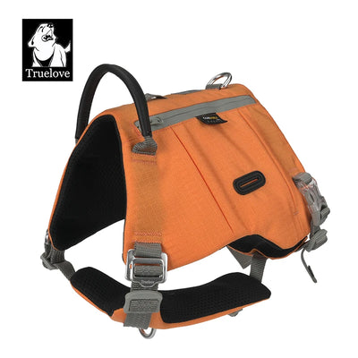 Truelove Dog Backpack Pet Harness Manufacturer Adjustable Tactical Handle Full Body Dog Vest for Hiking Training Outdoor TLB2251
