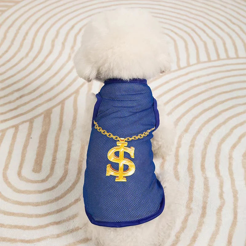 Fashion Cat Clothes Pet Dog Clothes For Small Dogs Chihuahua French Bulldog Summer Vest T Shirt Super Cool Lovely Puppy Clothing PawPrint Treasures
