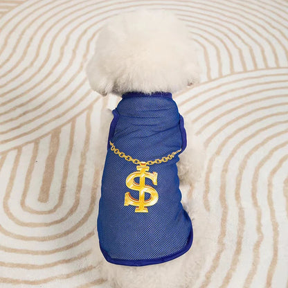 Fashion Cat Clothes Pet Dog Clothes For Small Dogs Chihuahua French Bulldog Summer Vest T Shirt Super Cool Lovely Puppy Clothing PawPrint Treasures