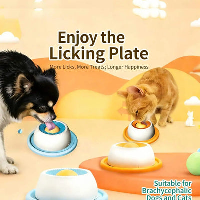 Liquid Slow Dog Bowls Anti-slip Ball-shaped Bone Soup Dog Licking Bowl Licking Bowl for Healthy Eating Non-Slip and Anti-Chokin